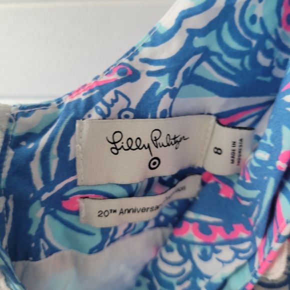 Lilly Pulitzer for Target Sleeveless Mini Dress in Blue, Pink, White - Picture 2 of 3